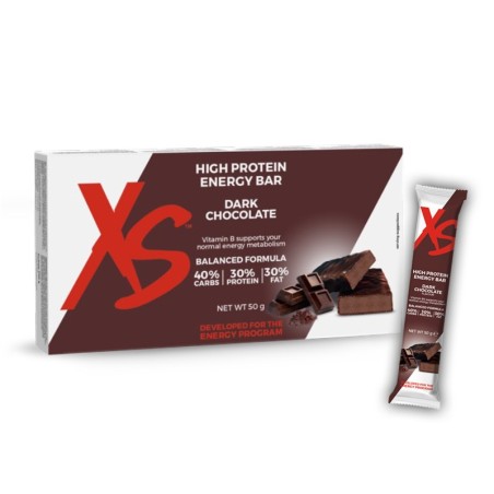 Barritas XS™ High Protein Energy Bar - Sabor chocolate negro
