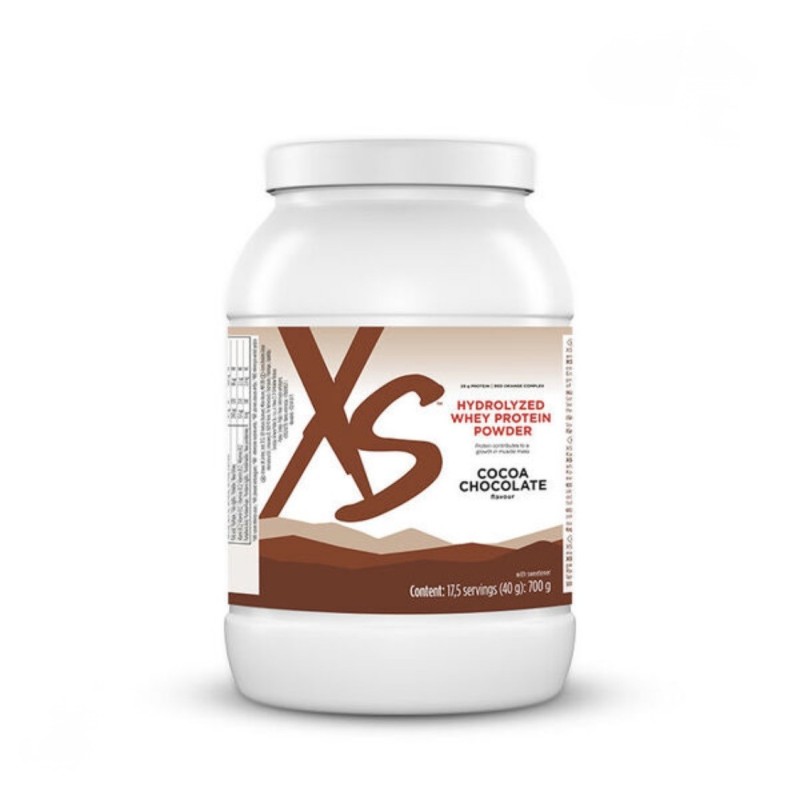 Proteína Hidrolizada de Suero en Polvo XS™ Sabor Cacao-Chocolate